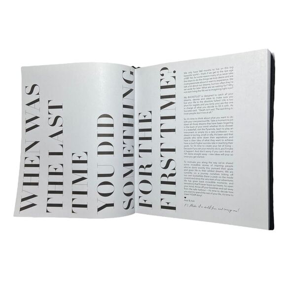 Travel Planner Hardcover Journal Book Axel & Ash My Bucket List Fill-In Dreams - Picture 8 of 15